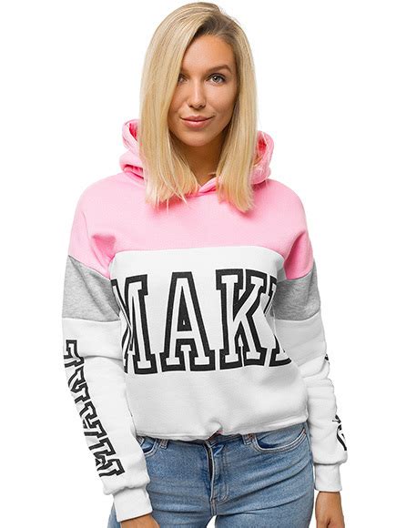kapuzenpullover sweatjacke sweatshirt hoodie aufdruck unifarben ozonee 026 damen ebay