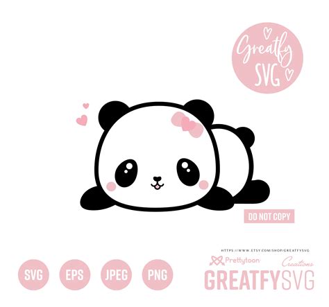 Panda Svg Svg Cut File Panda Cricut Cut Files For Cricut Etsy