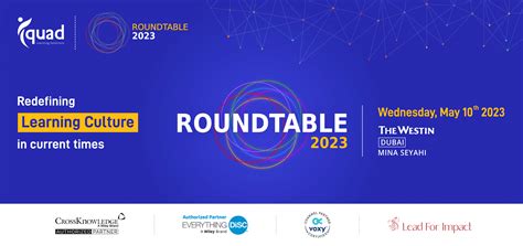 Roundtable 2023 Agenda Iquad Learning Solutions