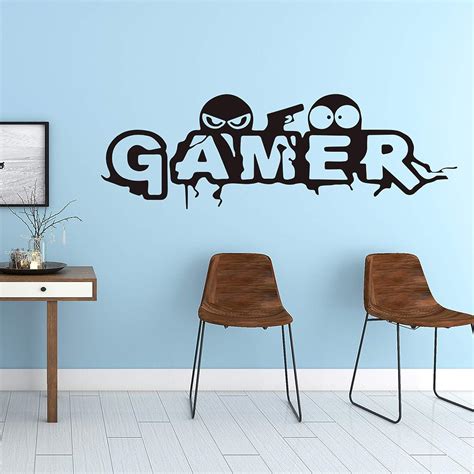 Buy Gamer Decoration Vinyl Wall Decal Game Zone Loading Wall Sticker