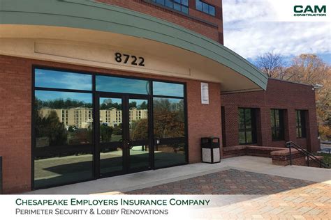 We did not find results for: CAM completes Perimeter Security & Lobby Renovations at Chesapeake Employers Insurance Company ...