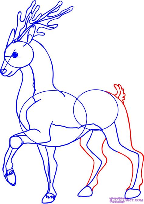 How To Draw A Cartoon Deer Step By Step Cartoon Animals Animals