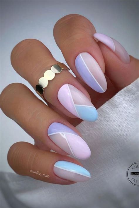 38 Stunning Almond Shape Nail Design For Summer Nails In 2021 Nägel