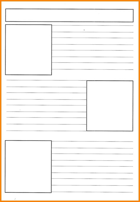 Free Printable Newspaper Template For Students