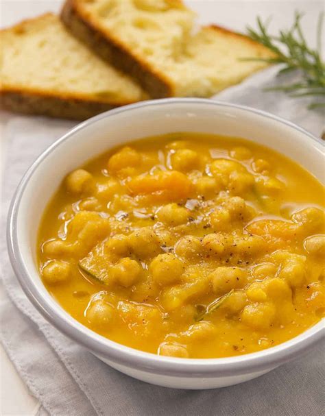 creamy chickpea soup with butternut squash the clever meal