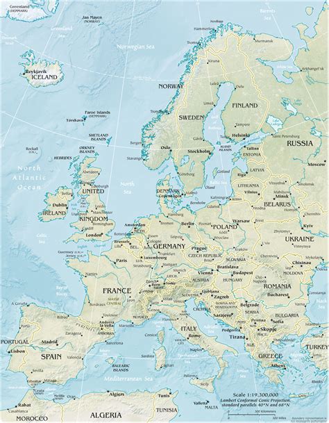 Map Of Europe Travel Europe
