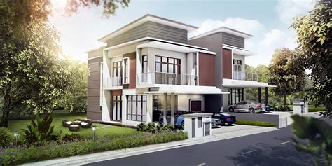 New semi detached & bungalow real estate property launching. Semi Detached House Plans Malaysia