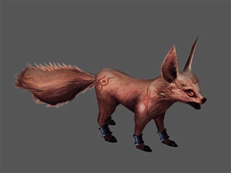 Running Fox Animation 3d Model 3ds Max Files Free Download Cadnav