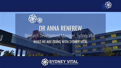 Sydney Vital Cancer Research Showcase Anna Renfrew What We Are Doing
