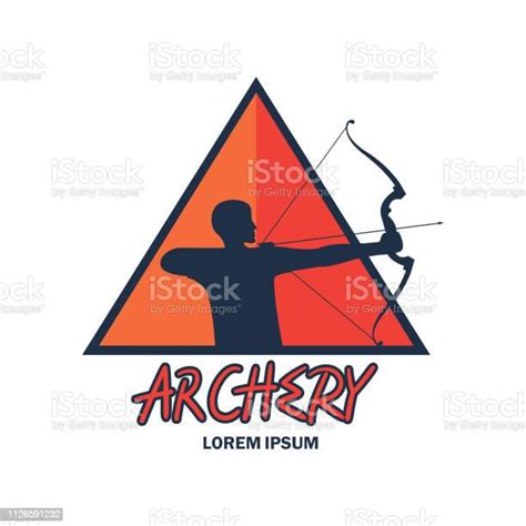 Archery Icon With Text Space For Your Slogan Tag Line Vector