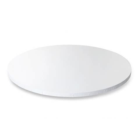 Glossy White Round Premium Masonite Mdf Cake Board Drum