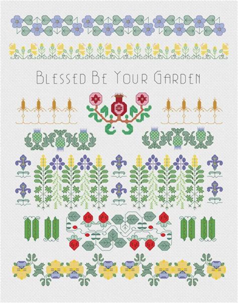 25 Garden Inspired Cross Stitch Patterns For Spring
