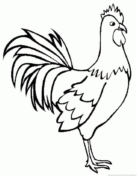 The picture represents the emergence and coming of a new day. Rooster And Fox Coloring Pages - Coloring Home