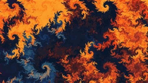 Multicolored Patterns Twisted Fractal Trippy 4k Hd Trippy Wallpapers