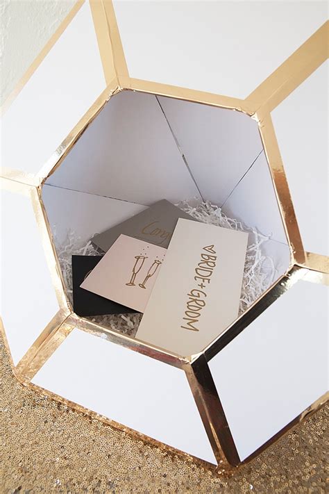 Shop or diy one of these 18 creative wedding card box ideas for your reception. Learn how to make this giant, DIY Wedding Card Box Diamond!