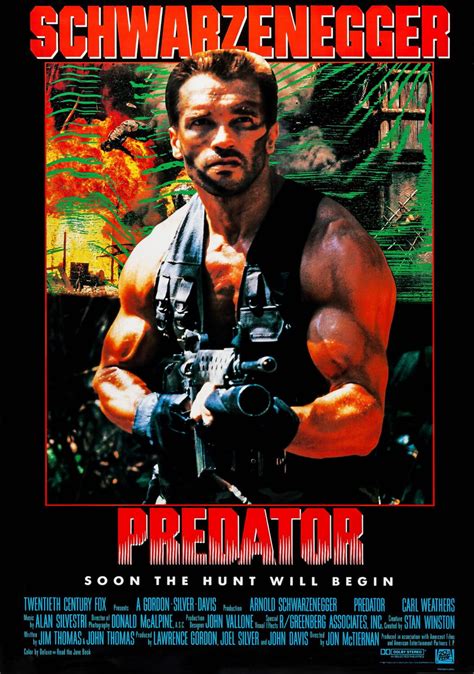 Predator Movie Poster Classic 80s Vintage Poster