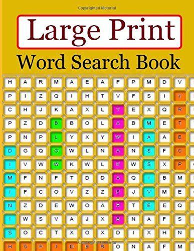 Large Print Word Search Book Puzzles Big Font Word Sear
