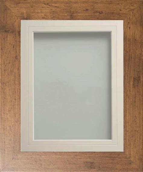 Watson Rustic 18x12 Frame With Ivory V Groove Mount Cut For Image Size