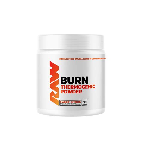 Raw Burn Thermogenic Powder 30srv Raw Nutrition Nutrition Faktory