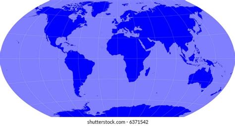 World Map Most Important Circles Latitudes Stock Vector Royalty Free