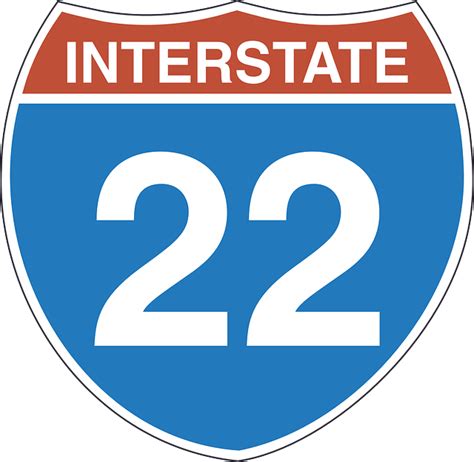 Download Interstate 22 Sign Royalty Free Vector Graphic Pixabay