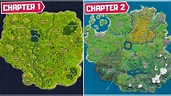 Evolution of The Entire Fortnite Map! (Chapter 1 Season 1 - Chapter 2 ...