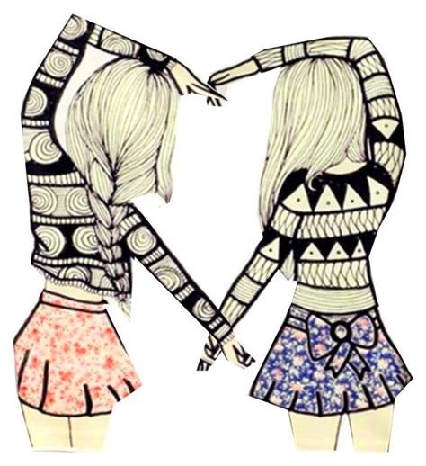 Best Friend Drawing Ideas Easy Bff Bffs Bodenswasuee