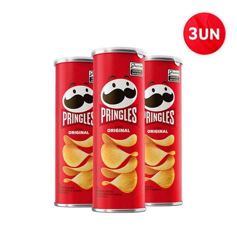 Combo Batata Pringles Original 3 Unidades Shopee Brasil