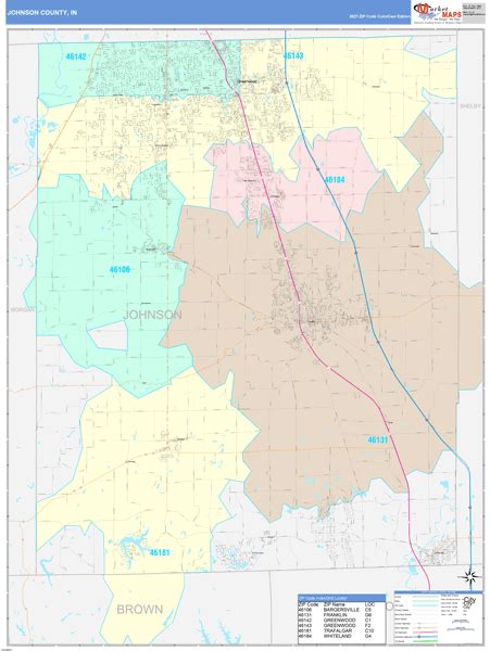 Digital Maps Of Johnson County Indiana