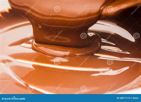 Chocolate Flow Stock Image Image Of Black Chocolate 44871173
