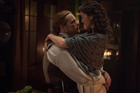 Sam Heughan Explains Jamie And Claires ‘most Intimate Outlander Moment Yet Glamour