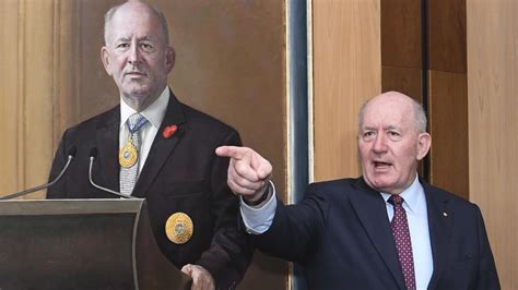Governor General Peter Cosgrove Portrait Unveiled At Parliament House