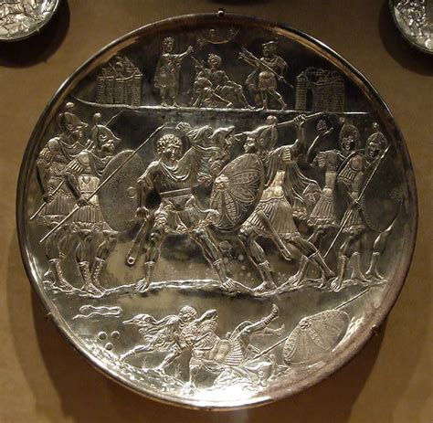 Ipernity Silver Plate With The Battle Of David And Goliath In The Metropolitan Museum Of Art