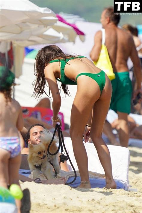 Thylane Blondeau Ben Attal Enjoy A Day On The Beach In St Tropez