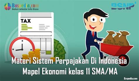 Materi Sistem Perpajakan Di Indonesia Mapel Ekonomi Kelas Sma Ma