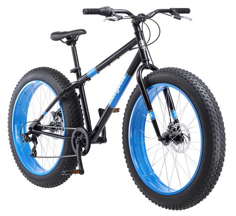 Mongoose 26 Dolomite Mens Fat Tire Bike 7 Speeds Black