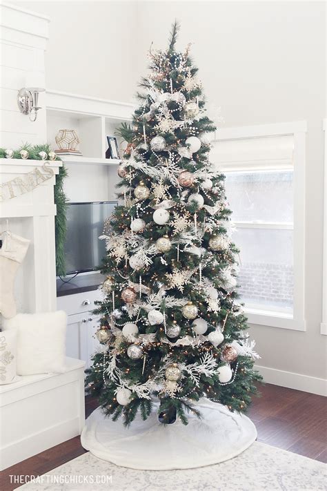 White And Gold Michaels Makers Dream Tree The Crafting Chicks
