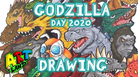 Godzilla Day Drawing Video Youtube