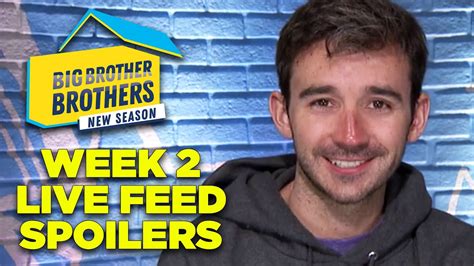 Big Brother Brothers Bb22 All Stars Week 2 Live Feed Spoilers 🌴🌟 Youtube