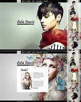Fashion Stylist Website Templates Images