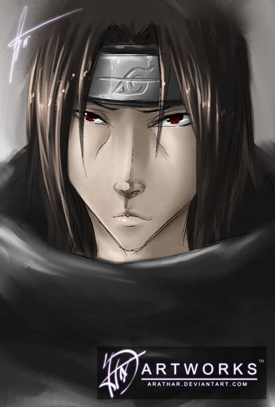 Itachi Portrait By Jinbae On Deviantart