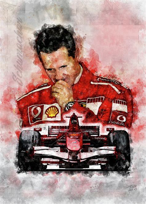 Michael Schumacher Painting By Theodor Decker Fine Art America