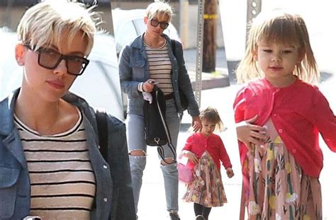 Single Mom Scarlett Johansson Spotted Out With Daughter Rose After
