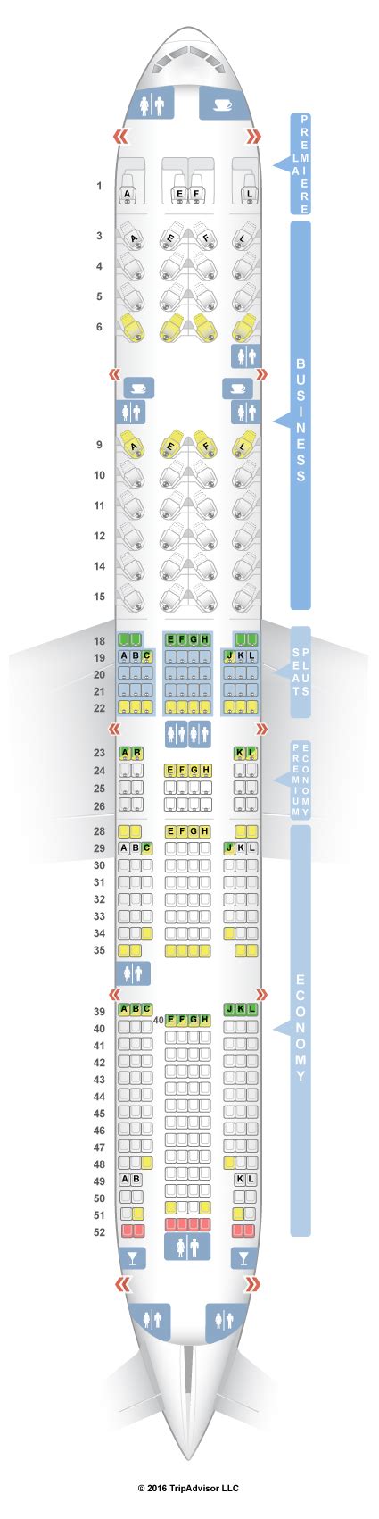 Plan Cabine 777 300er Air France