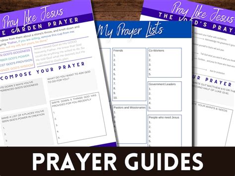 Spiritual Growth Starter Pack Printable Bible Study Prayer Etsy