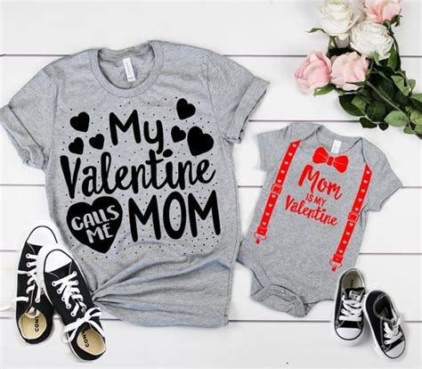 Matching Valentines Day Shirts For Mother And Son Mom Is My Valentine Shirt My Valentine Calls