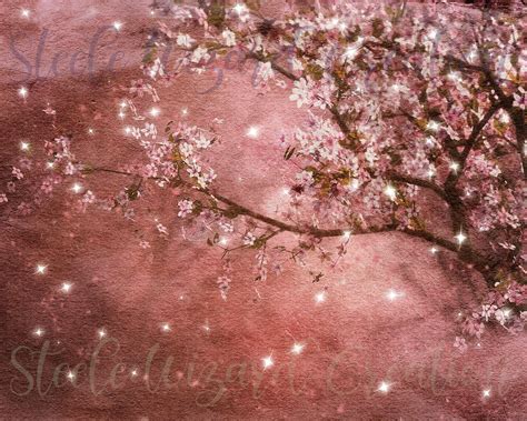Floral Backdrop Sakura Cherry Blossom Background Fine Art Etsy In Photoshop Overlays