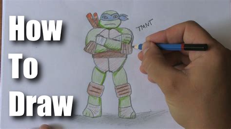 How To Draw A Ninja Turtle Youtube