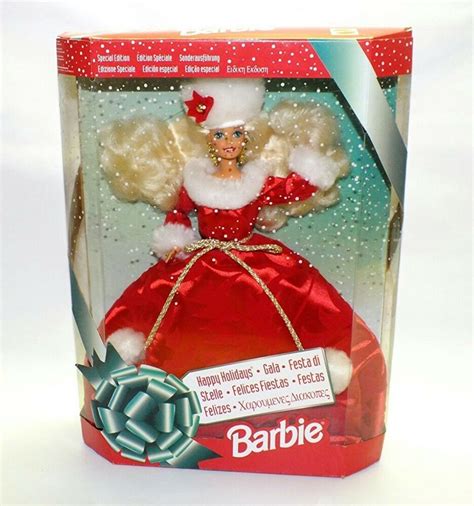 Vintage Barbie Special Edition Happy Holidays Gala Festa Di Stelle Mint Nrfb Ebay Holiday