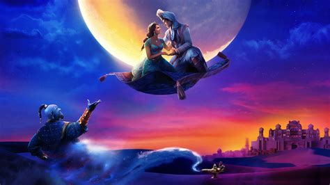 Aladdin 2019 Genie Jasmine Aladdin 4k 2 Wallpaper Pc Desktop